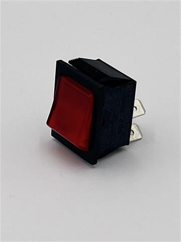 STS051 Switch, red illuminated rocker. STS051 Switch, red illuminated rocker.